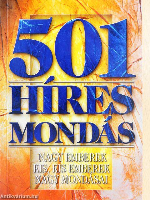 501 híres mondás