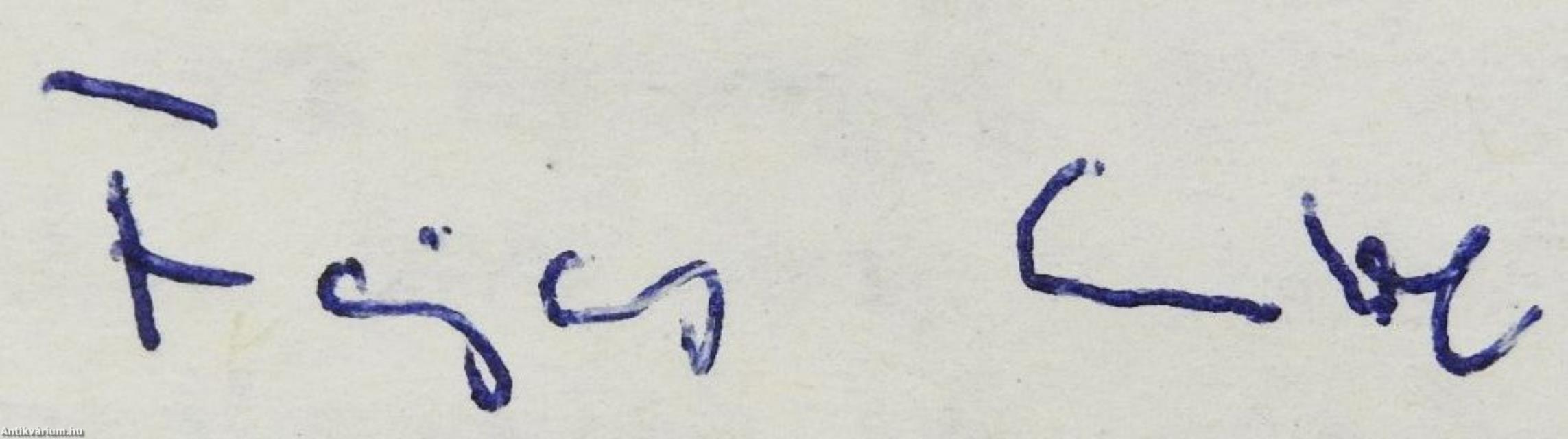 Jó estét nyár, jó estét szerelem (dedikált példány)