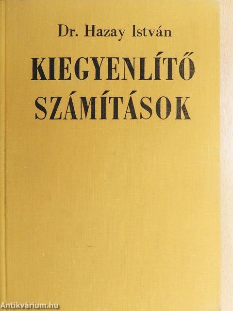 Kiegyenlítő számítások