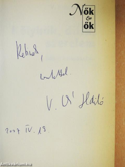 Kölykök, dilik, szerelem (dedikált példány)