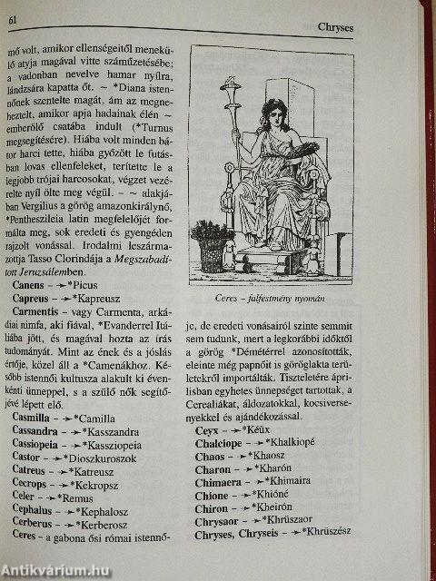 Ki kicsoda az antik mítoszokban