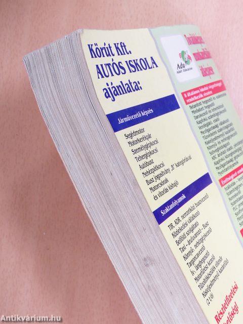 Tankönyv a járművezetői tanfolyamokhoz