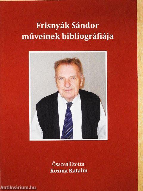 Frisnyák Sándor műveinek bibliográfiája