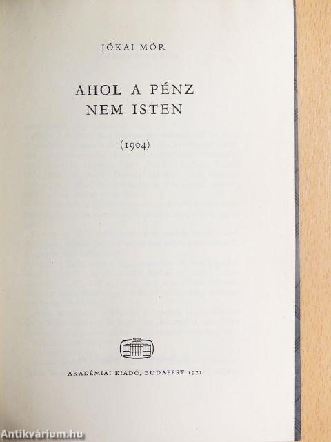 Ahol a pénz nem isten