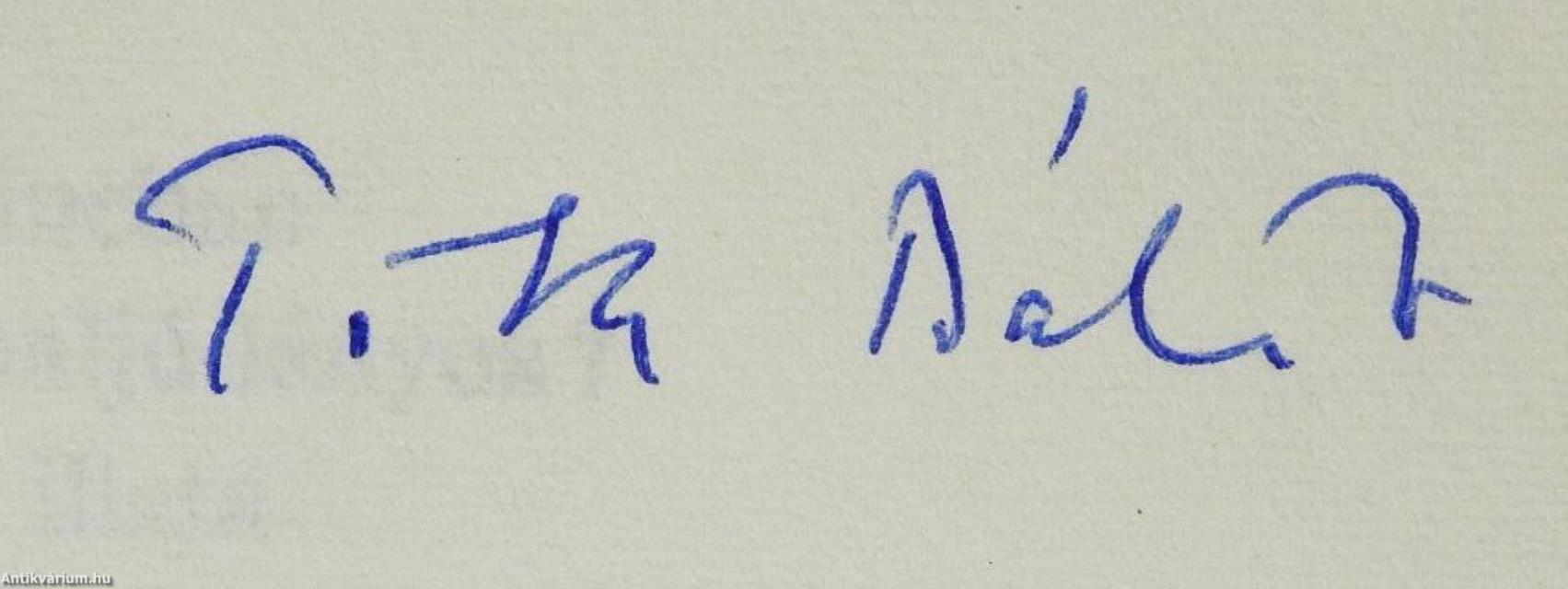 Túl a vesztett kert fáin (dedikált példány)