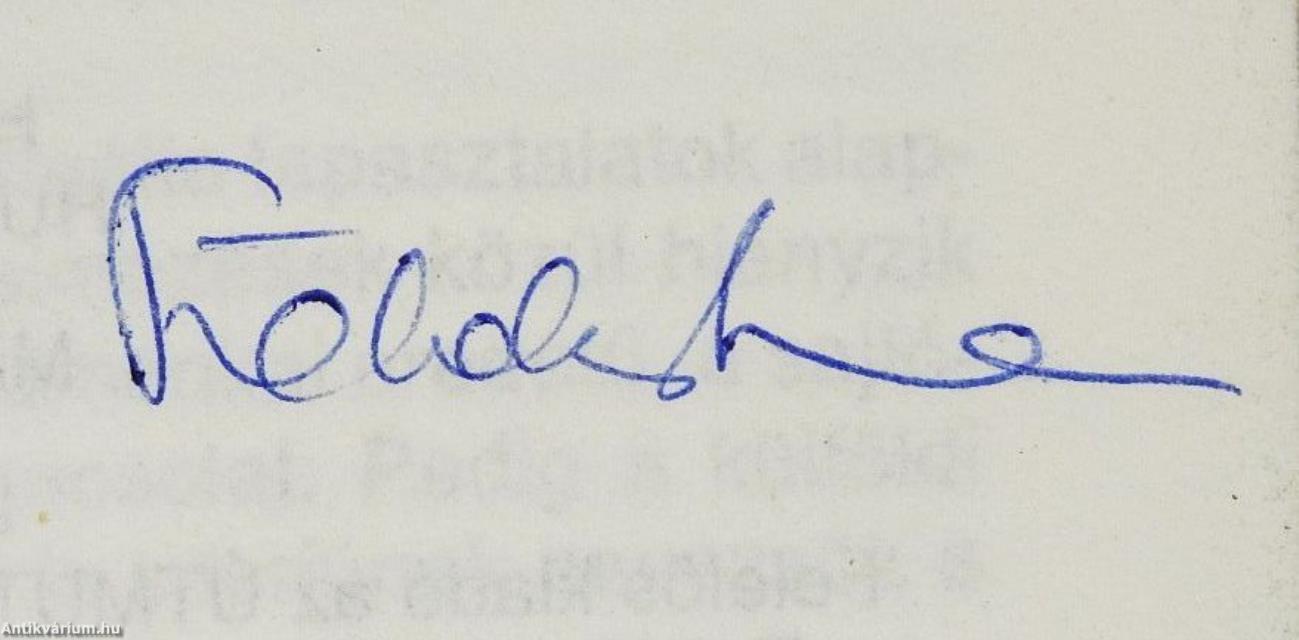 Az interjú (dedikált példány)