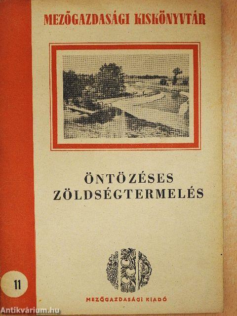 Öntözéses zöldségtermelés