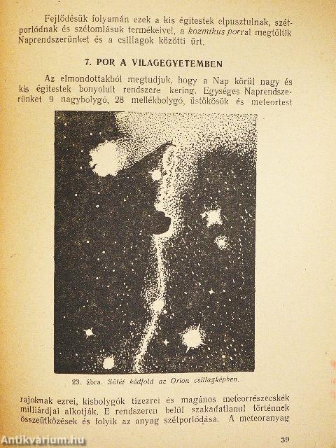 A világmindenség apró égitestei