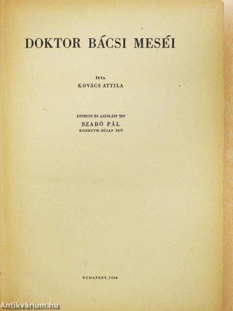 Doktor bácsi meséi