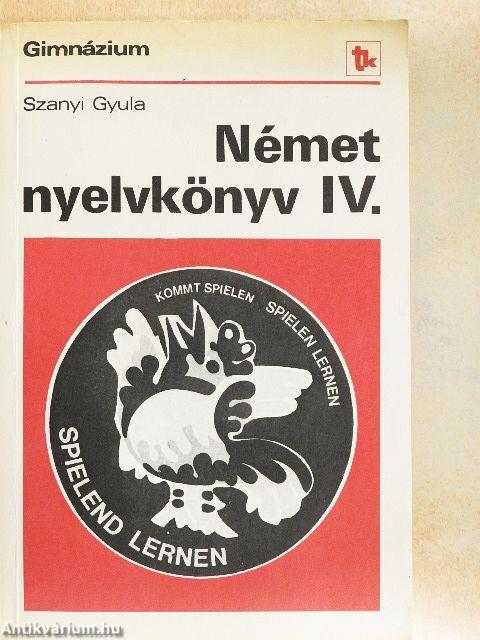 Német nyelvkönyv IV.
