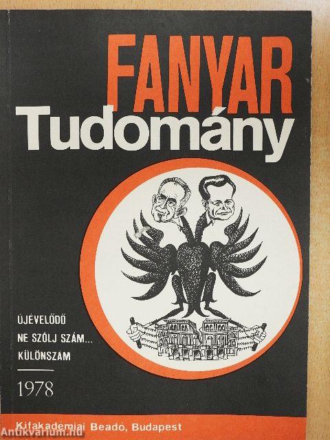 Fanyar Tudomány 1978. szilveszter