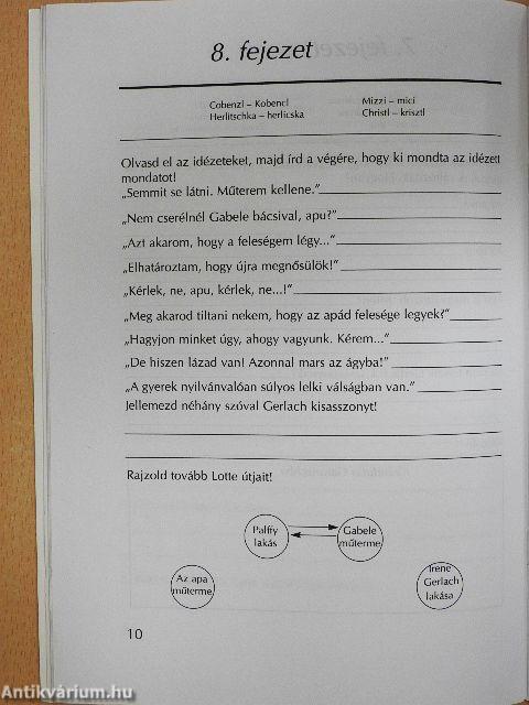 Olvasmánynapló - Erich Kästner A két Lotti című regényéhez