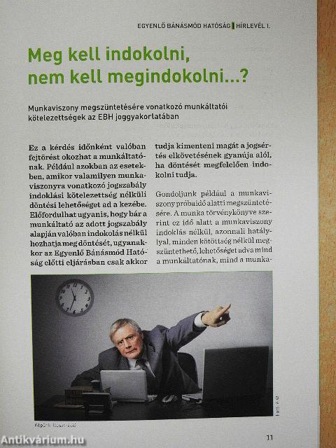 Egyenlő Bánásmód Hatóság Hírlevél - 2014/1.