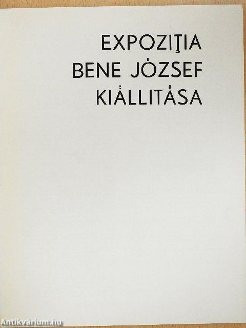Bene József kiállítása
