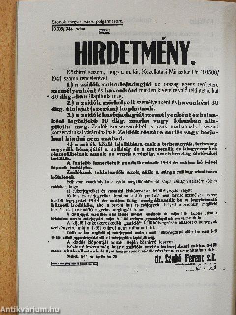 Dokumentumok a zsidóság üldöztetésének történetéhez