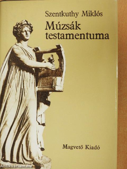 Múzsák testamentuma (dedikált példány)