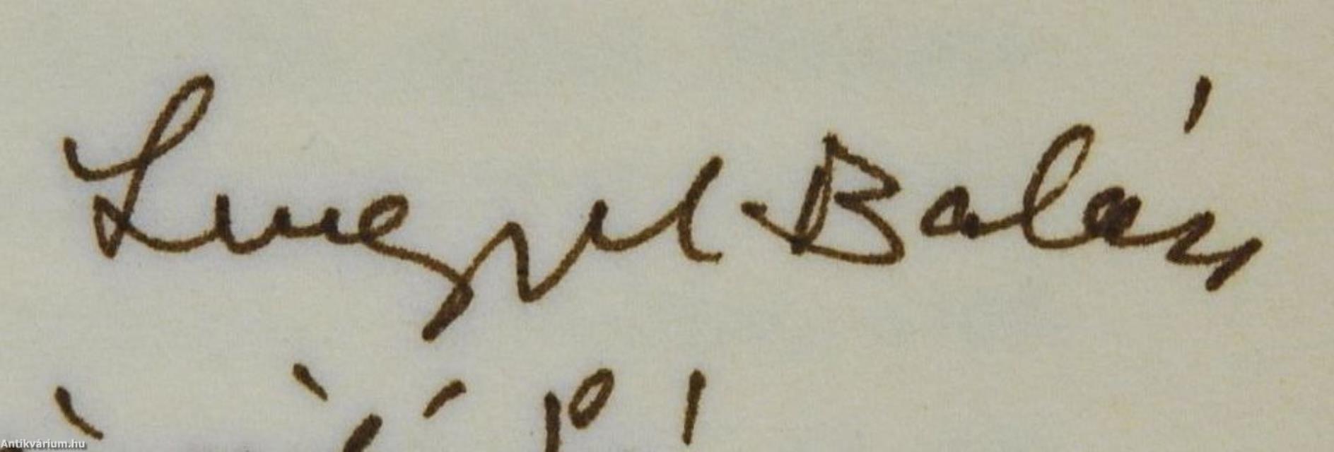 Egy magatartás története (dedikált példány)