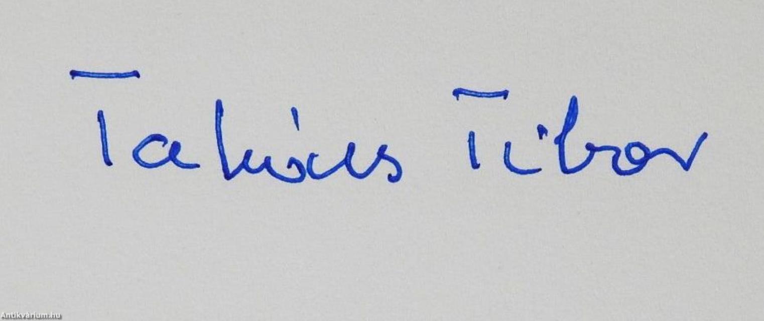 Macskatangó (dedikált példány)