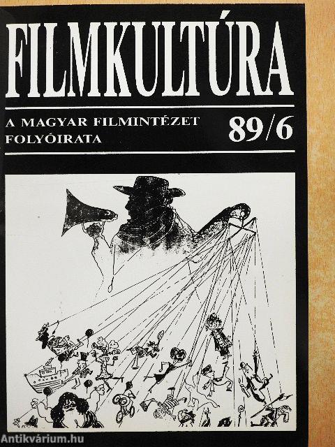 Filmkultúra 1989-1990 (vegyes számok) (6 db)