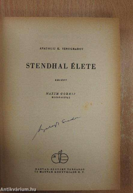Stendhal élete