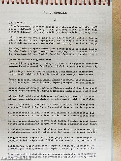 Gépírás II.