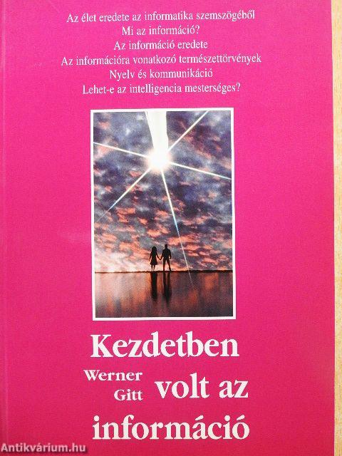 Kezdetben volt az információ