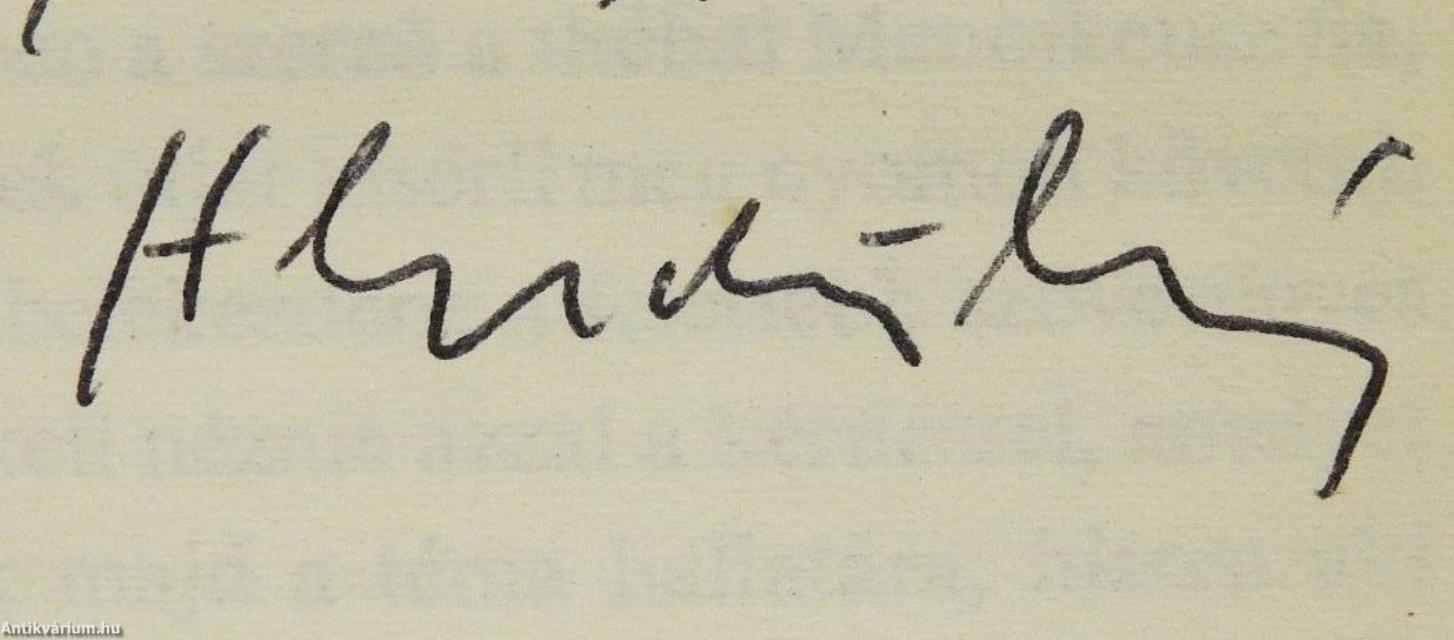 A végzet sógora (dedikált példány)