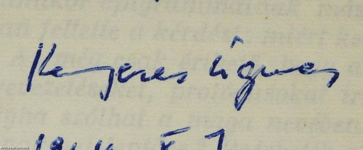A kegyes olvasóhoz! (dedikált példány)