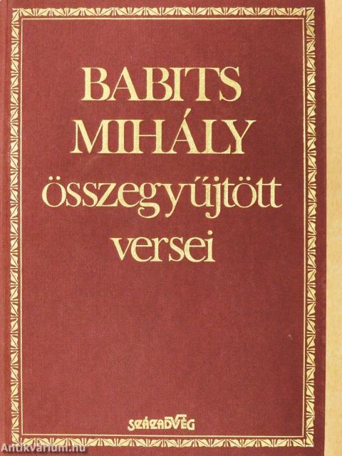 Babits Mihály összegyűjtött versei (dedikált példány)