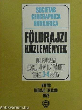 Földrajzi Közlemények 1983/3-4.