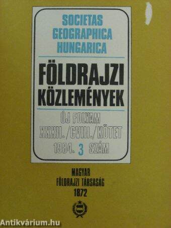 Földrajzi Közlemények 1984/3.