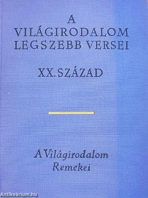 A világirodalom legszebb versei