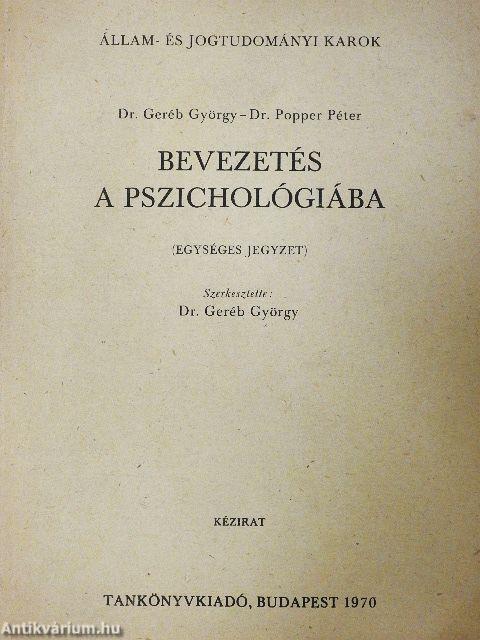 Bevezetés a pszichológiába