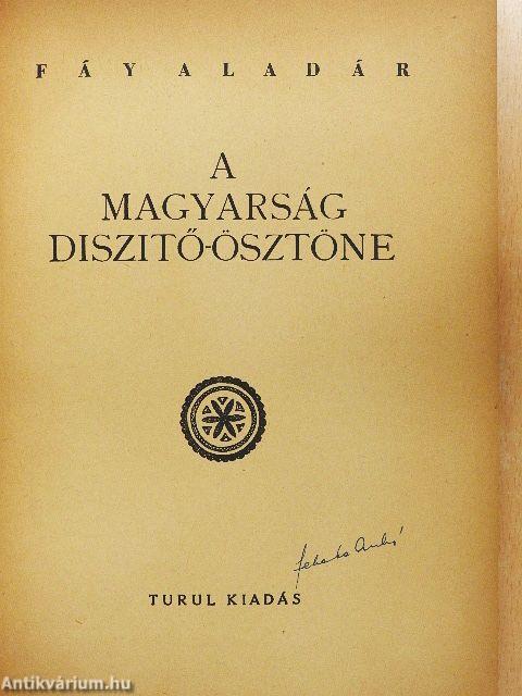 A magyarság diszitő-ösztöne