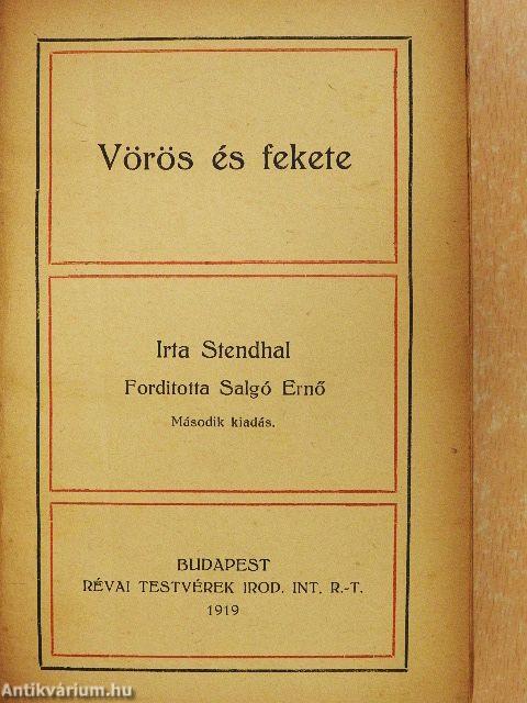 Vörös és fekete
