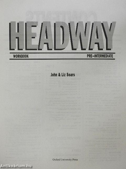Headway - Pre-Intermediate - Workbook without key