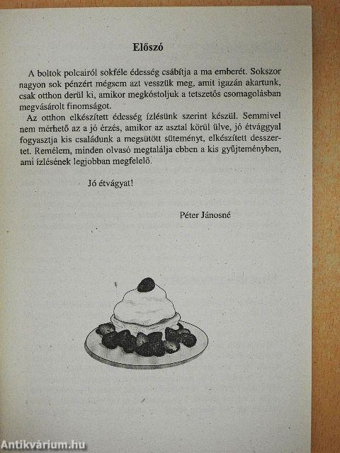 Sütemények és desszertek