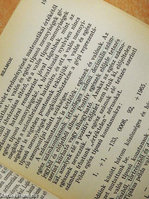 Az ALGOL 60 programozási nyelv