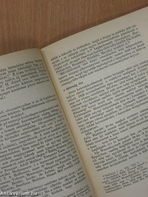 Széchenyi eszmerendszerének kialakulása