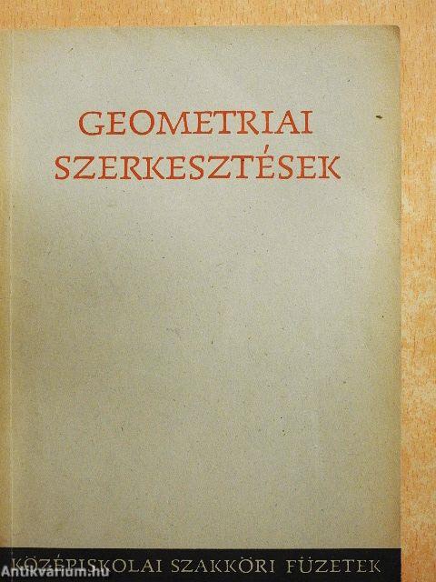 Geometriai szerkesztések