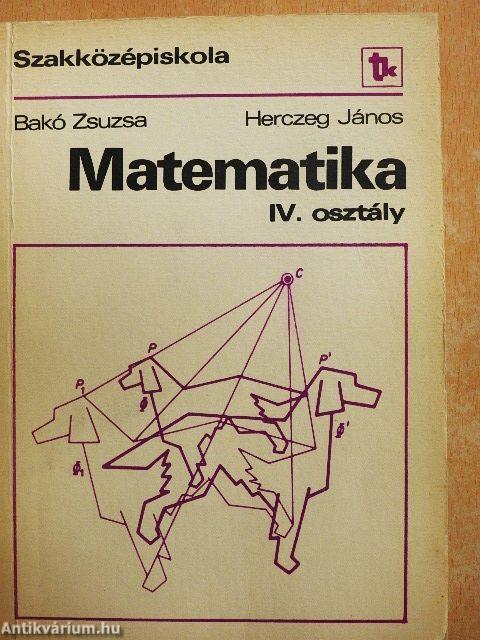 Matematika IV.