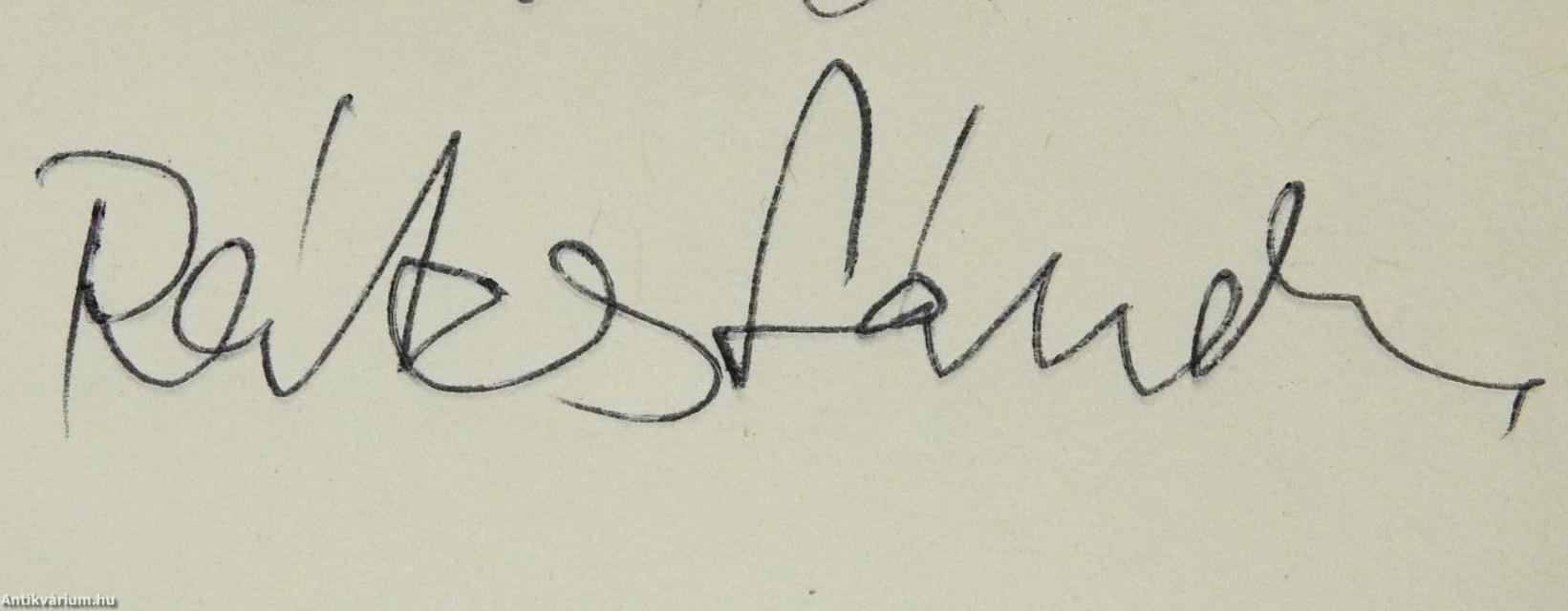 Harc a madárral (dedikált példány)