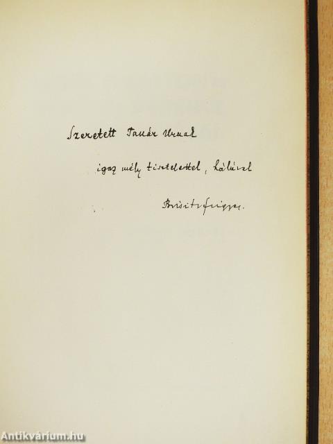 Szent Ágoston és Rákóczi Ferencz vallomásai (dedikált példány)