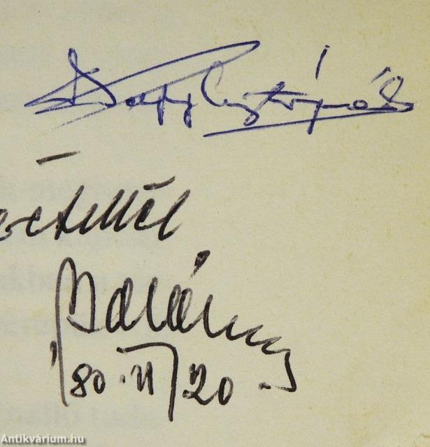 A magyar földmérés és térképészet (kétszeresen dedikált példány)