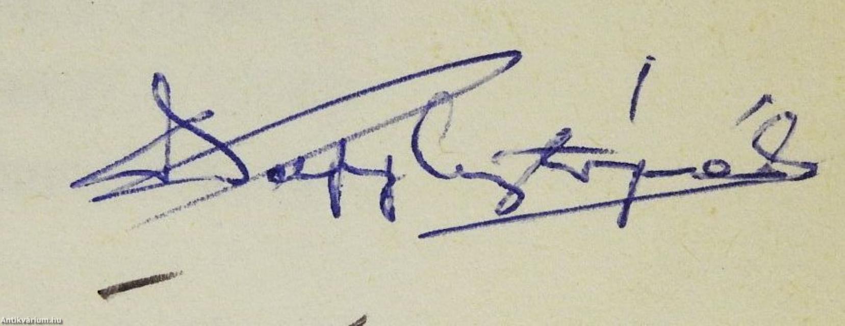 A magyar földmérés és térképészet (kétszeresen dedikált példány)