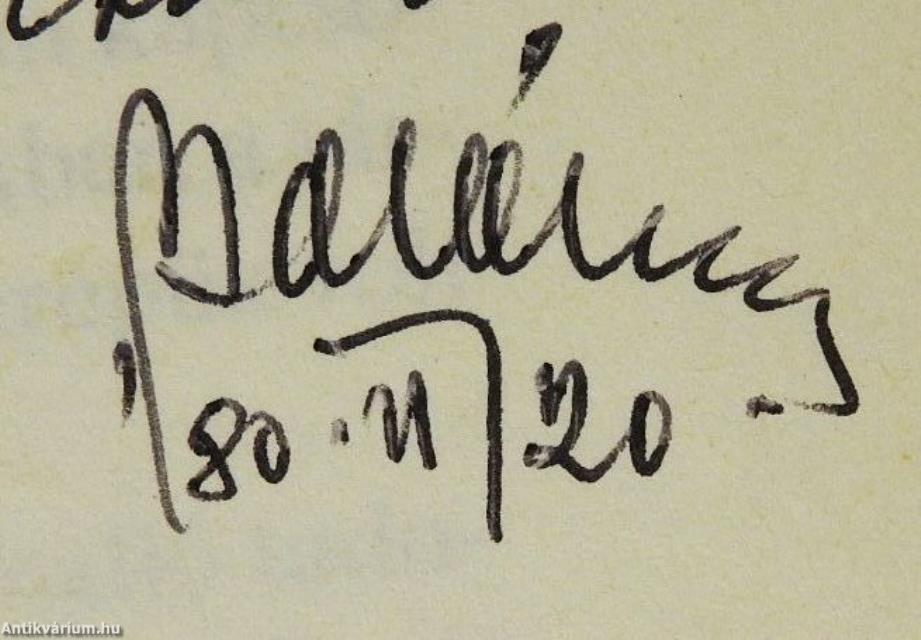 A magyar földmérés és térképészet (kétszeresen dedikált példány)