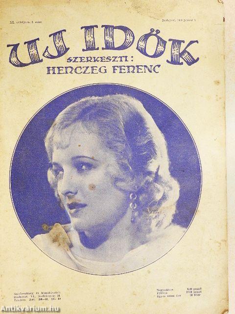Uj Idők 1934. (nem teljes évfolyam)
