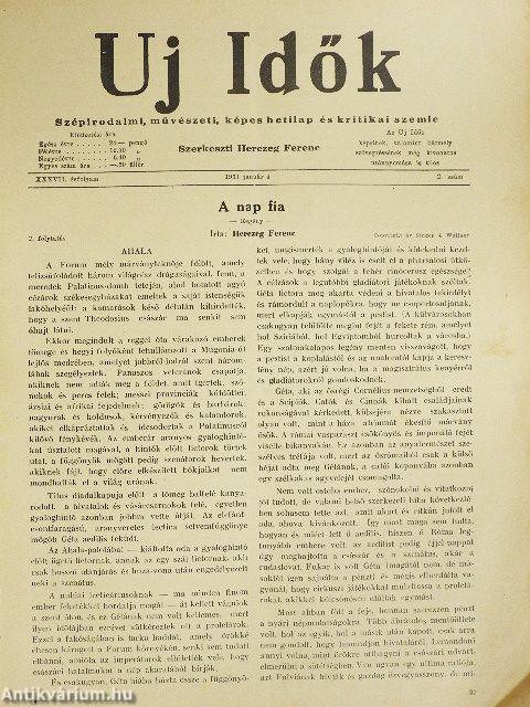 Uj Idők 1931. (nem teljes évfolyam)