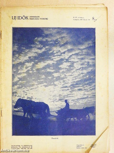Uj Idők 1938. (nem teljes évfolyam)
