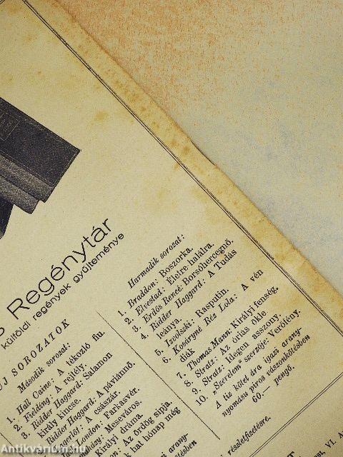 Uj Idők 1927. (nem teljes évfolyam)